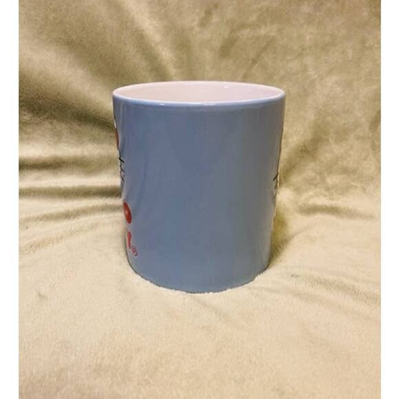 Hello Kitty Double Sided Pose Large 20oz Periwinkle Blue Ceramic Mug- NEW - Picture 4 of 6